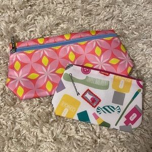 Set of 2 Clinique cosmetic bags